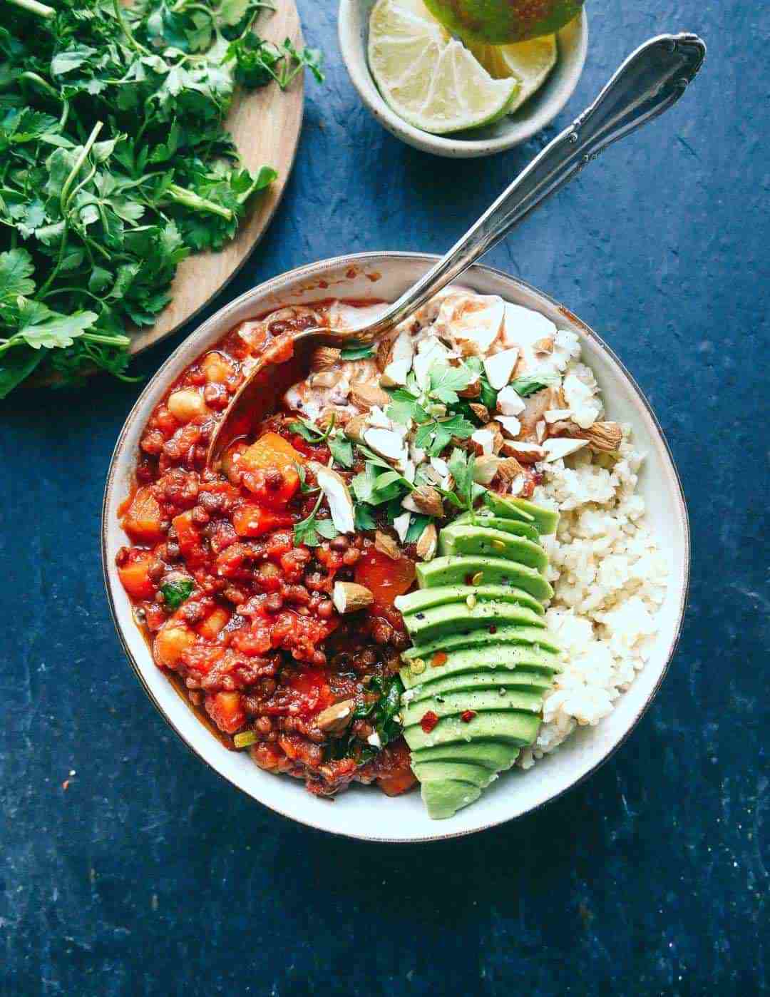 moroccan stew avocado