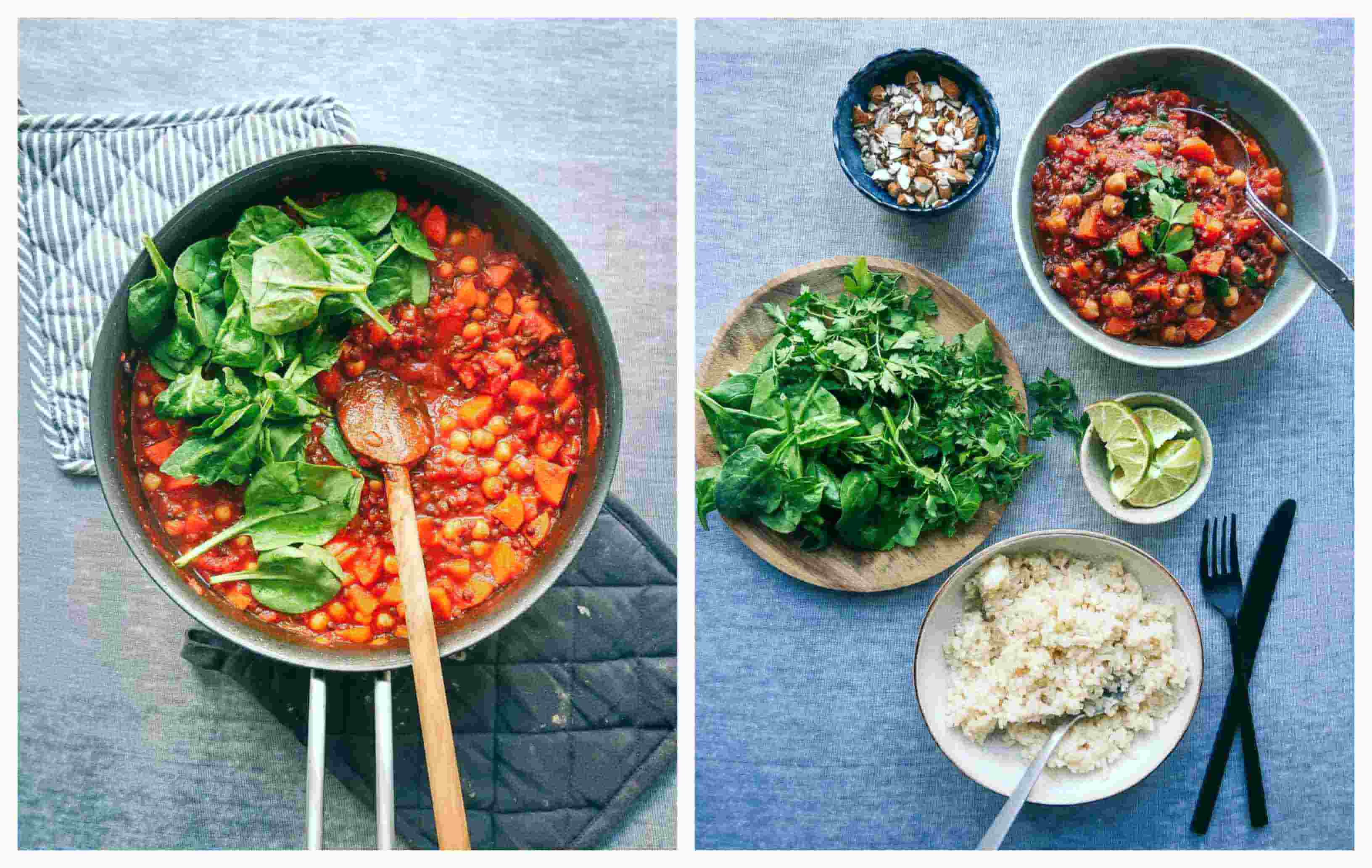 Moroccan stew ingredients