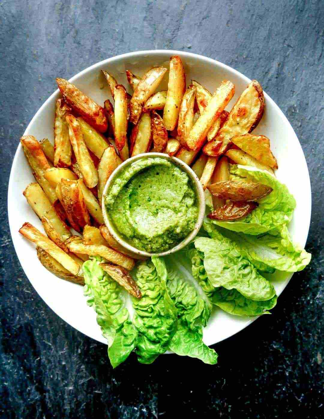 avocado dip french fries
