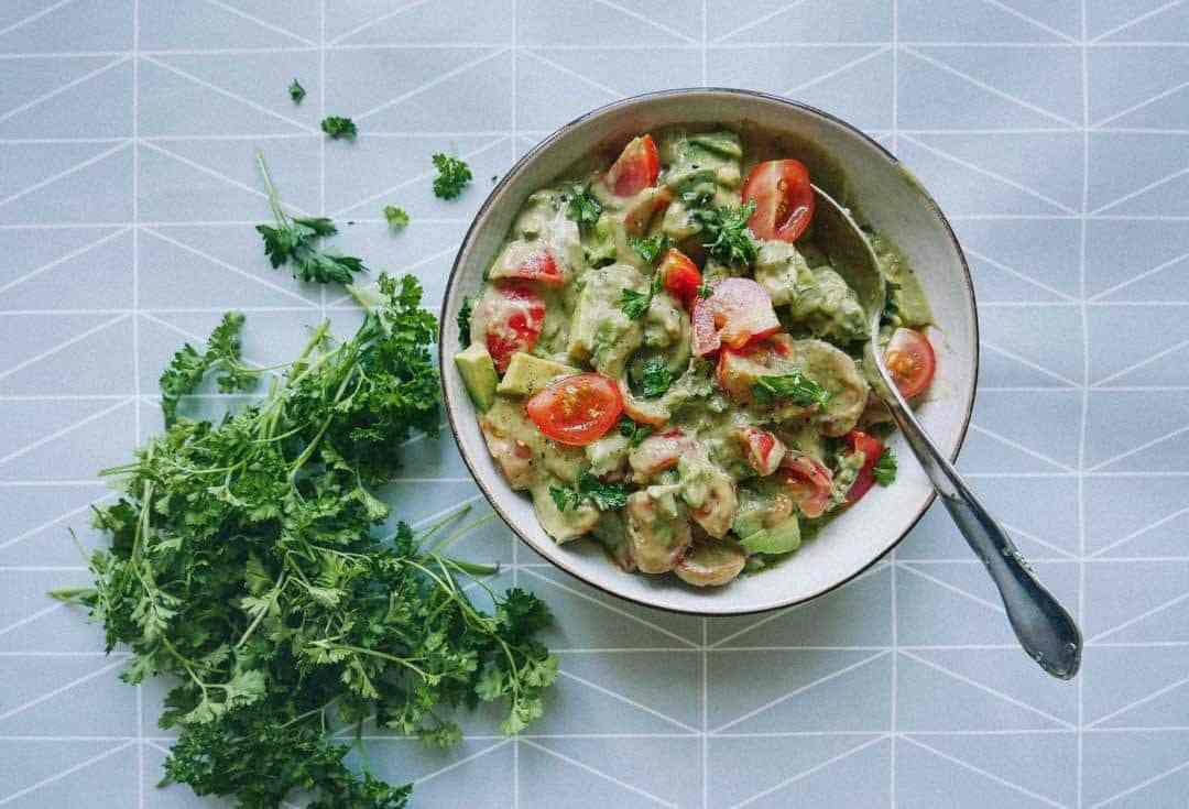 Avocado and tomato salad