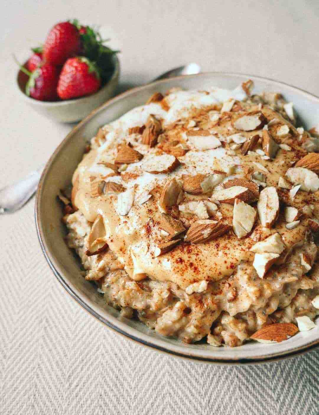 oat meal cinnamon vegan