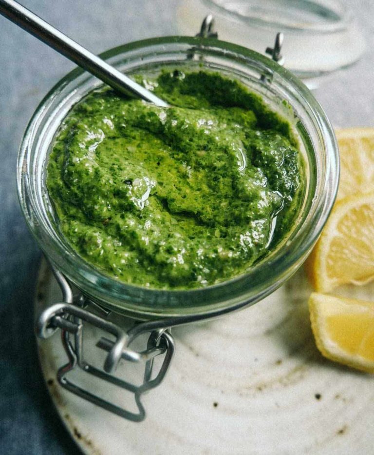 Spinach Pesto Best Homemade Vegan Pesto Recipe ↓