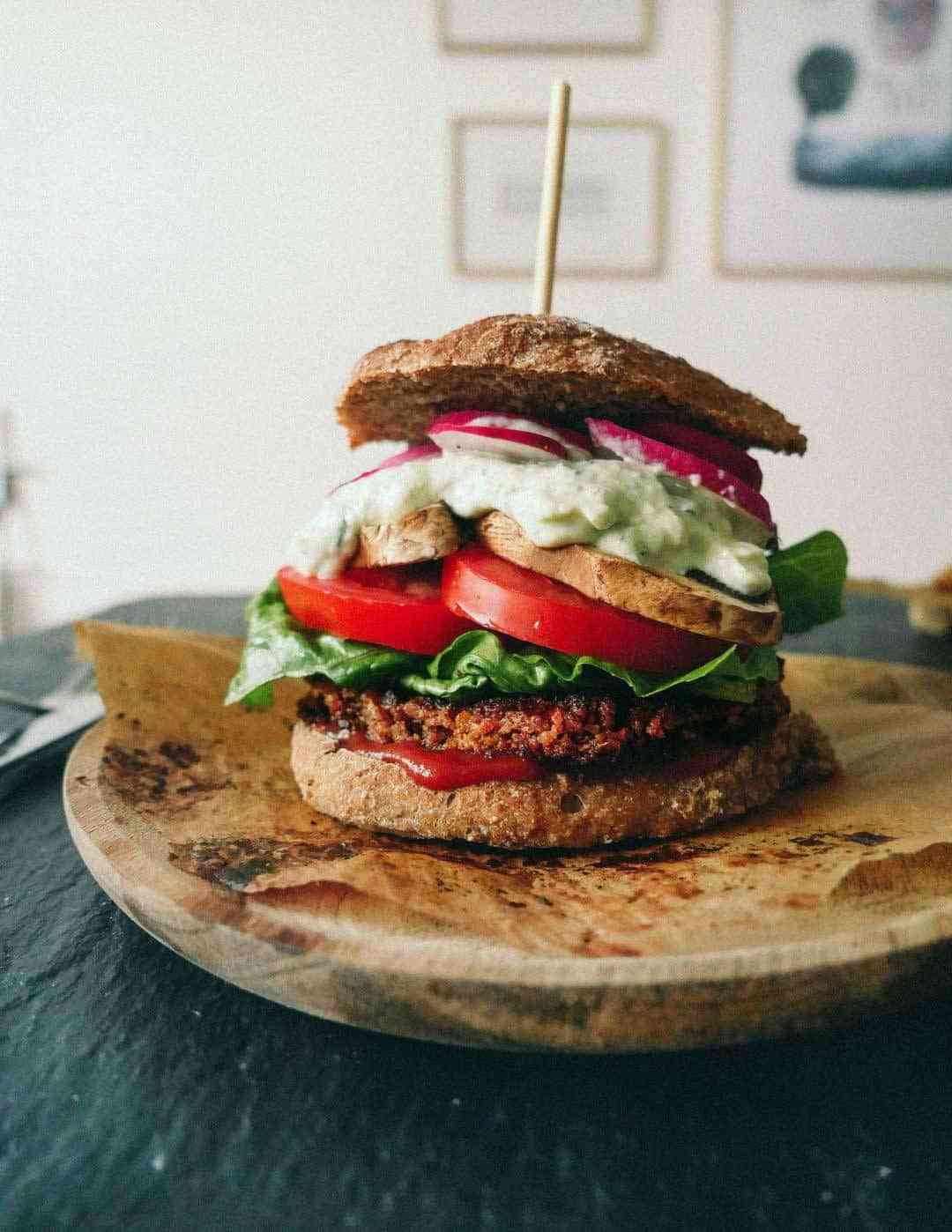 veggie burger chickpea patties