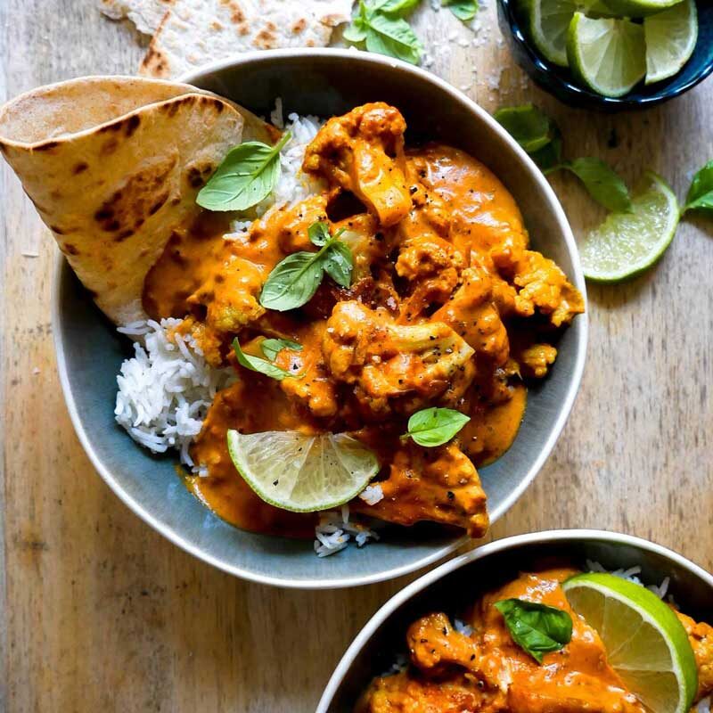 vegan cauliflower curry in 20 mins for meatfree dinner