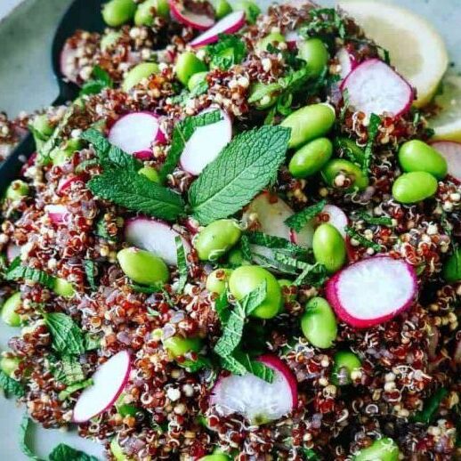 quinoa salat mynte